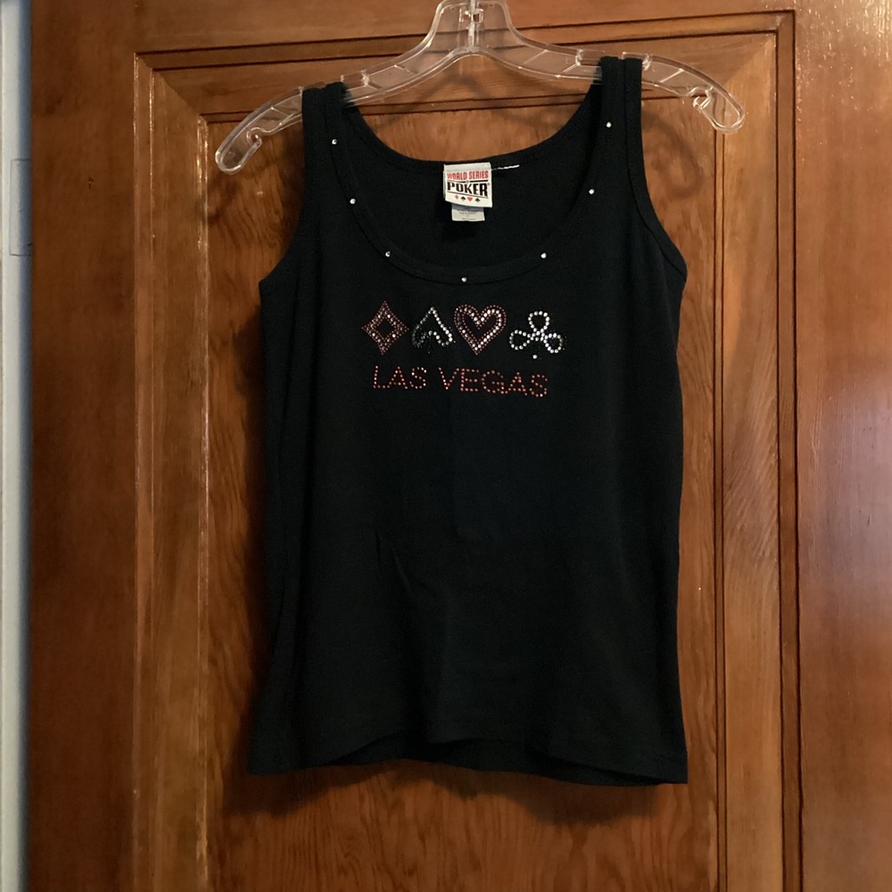 Las Vegas Black Tank Top